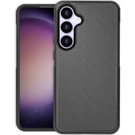 Mobigear Traveller Coque Samsung Galaxy S24 Plus Coque arrière Rigide Anti-Chocs - Noir