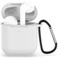 Mobigear Classic Coque Apple AirPods 1 Coque en Silicone Souple - Blanc