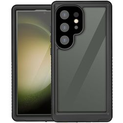RedPepper Waterproof Coque Samsung Galaxy S24 Ultra Coque arrière Imperméable Rigide Anti-Chocs - Noir