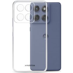 Mobilize Gelly Case Coque Transparente Motorola Edge 60 Fusion Coque arrière en TPU Souple - Transparent