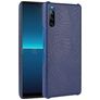 Mobigear Croco Coque Sony Xperia L4 Coque arrière Rigide - Bleu