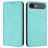 Mobigear Frosted Flip Housse iPhone Air Etui Porte-Monnaie - Bleu