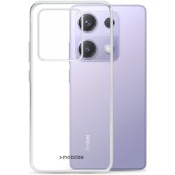 Mobilize Gelly Case Coque Transparente Xiaomi Redmi Note 14S Coque arrière en TPU Souple - Transparent