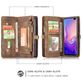 Caseme 008 Housse Samsung Galaxy S10 Etui avec Coque Détachable Porte-Monnaie - Marron