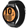Mobigear Alpine Bracelet Nylon pour Smartwatch Fermeture boucle ardillon - 20 mm - Noir