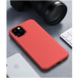 Mobigear Bio Coque iPhone 11 Coque arrière en Eco-Friendly - Rouge