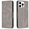 Mobigear Excellent Housse iPhone 16 Pro Max Etui Porte-Monnaie - Gris