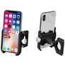 Mobigear AluGrip Support Vélo / Moto Guidon Pince Universel - Noir