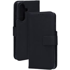 Mobiparts Housse Samsung Galaxy A26 Etui en Cuir Véritable Porte-Monnaie - Noir