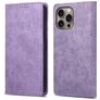 Mobigear Wallet Housse iPhone 16 Pro Max Etui Porte-Monnaie - Violet