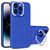 Mobigear Cube Coque iPhone 14 Pro Max Coque arrière Rigide avec Support Amovible - Bleu