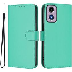 Mobigear Urban Wallet Housse Motorola Moto E14 Etui Porte-Monnaie - Vert