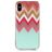 Mobigear Design iPhone XS Max TPU souple Coque arrière - Strie tribale