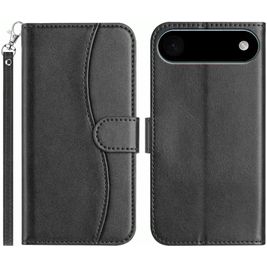 Mobigear S Line Housse iPhone Air Etui Porte-Monnaie - Noir