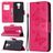 Mobigear Butterfly Xiaomi Redmi Note 9 Étui Portefeuille - Magenta