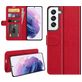 Mobigear Wallet Housse Samsung Galaxy S22 Etui Porte-Monnaie - Rouge
