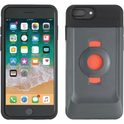 Tigra FitClic Neo Case Coque iPhone 7 Plus Coque arrière Rigide Anti-Chocs - Noir
