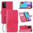 Mobigear Clover Housse Samsung Galaxy A52 Etui Porte-Monnaie - Magenta