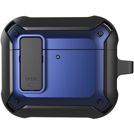 Mobigear Bumblebee Coque Apple AirPods 4 Coque Rigide - Bleu Marin Mobigear Bumblebee Coque Apple AirPods 4 Coque Rigide - Bleu Marin