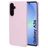 Mobiparts Slim Line Coque Samsung Galaxy A36 MagSafe Coque arrière Rigide - Blush Pink