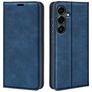 Mobigear Retro Slim Housse Samsung Galaxy S25 FE Etui Porte-Monnaie - Dark Blue