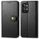 Mobigear Snap Button Housse Realme GT2 Pro Etui Porte-Monnaie - Noir