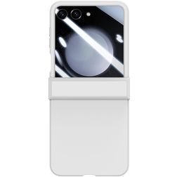 Mobigear Colors Coque Samsung Galaxy Z Flip 7 FE Coque arrière Rigide - Blanc