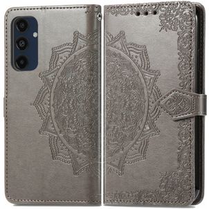 Mobigear Mandala Housse Samsung Galaxy A16 Etui Porte-Monnaie - Gris