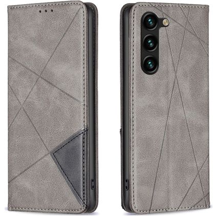 Mobigear Rhombus Slim Housse Samsung Galaxy S23 Plus Etui - Gris