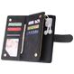 Mobigear Zipper Housse Samsung Galaxy A71 Etui Porte-Monnaie - Noir