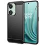 Mobigear Brushed Coque OnePlus Nord 3 Coque arrière en TPU Souple - Noir