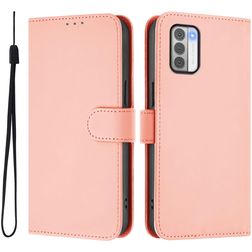 Mobigear Urban Wallet Housse Nokia G42 Etui Porte-Monnaie - Rose