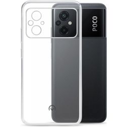 Mobilize Gelly Coque Transparente POCO M5 Coque arrière en TPU Souple - Transparent