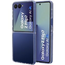 Mobiparts Hardcover Transparent Samsung Galaxy Z Flip 7 MagSafe Plastique rigide Coque arrière - Transparent