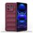 Mobigear Bumpy Coque Xiaomi 13 Pro Coque arrière en TPU Souple - Bordeaux