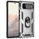 Mobigear Armor Ring Coque Google Pixel 6 Coque arrière Rigide Anti-Chocs avec Anneau-Support - Argent