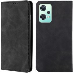 Mobigear Retro Slim Housse Realme 9 5G Etui Porte-Monnaie - Noir