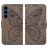 Mobigear Butterfly Housse Samsung Galaxy S26 FE Etui Porte-Monnaie - Gris