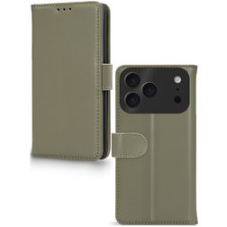 Mobilize Premium Gelly Housse iPhone 17 Pro Etui Porte-Monnaie - Vert