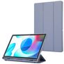 Mobigear Tri-Fold Gel Coque Samsung Galaxy Tab A9 Plus (2023) Etui en TPU,Similicuir + Porte-crayon - Violet