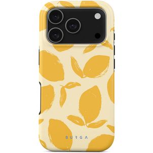 Burga Tough Coque iPhone 17 Pro MagSafe Coque arrière Rigide Anti-Chocs - Lemon Tart