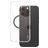 CARE by PanzerGlass Flagship Coque iPhone 16 Pro Max MagSafe Coque arrière Rigide - Transparent / Noir