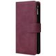 Mobigear Zipper Housse Samsung Galaxy A51 Etui Porte-Monnaie - Rouge