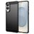 Mobigear Brushed Slim Coque Samsung Galaxy S25 Edge Coque arrière en TPU Souple - Noir