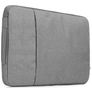 Mobigear Denim Zipper Pochette Ordinateur portable 12 Pouces Housse ordinateur - Gris