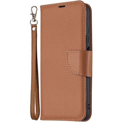 Mobigear Excellent Housse POCO M3 Pro Etui Porte-Monnaie - Marron