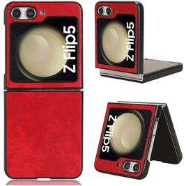 Mobigear Race Coque Samsung Galaxy Z Flip 5 Coque arrière Rigide - Rouge