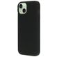 Mobiparts Coque iPhone 15 Plus MagSafe Coque arrière en Silicone - Noir