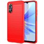 Mobigear Brushed Slim OPPO A17 TPU souple Coque arrière - Rouge