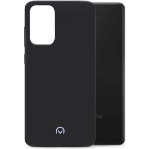 Mobilize Rubber Gelly Coque Samsung Galaxy A72 Coque arrière en TPU Souple - Matt Black